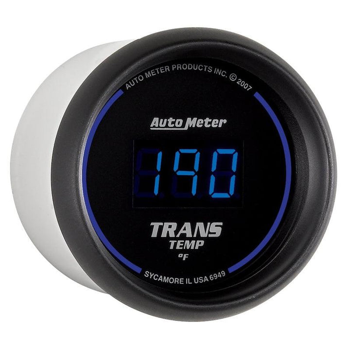 Autometer 52.4mm Black Digital Trans Temperature Gauge - Attacking the Clock Racing