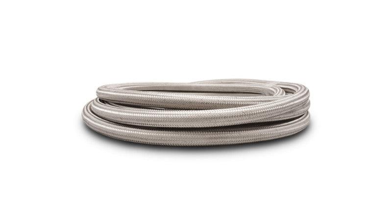 Vibrant Stainless Steel Braided Flex Hose w/PTFE Liner AN -3 (10ft Roll) - Attacking the Clock Racing