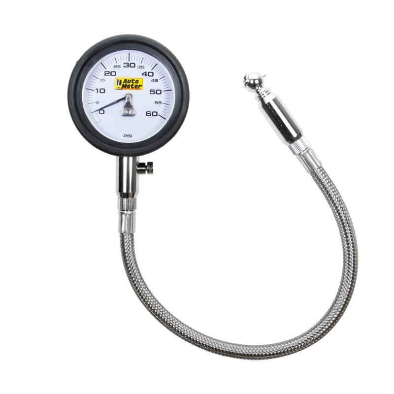 Autometer NASCAR Performance 60PSI Lo-Pressure Tire Pressure Gauge - Attacking the Clock Racing