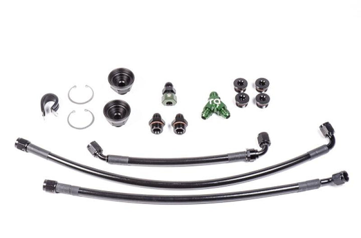 Radium Engineering Nissan VQ35HR & VQ37VHR Fuel Rail Plumbing Kit - Attacking the Clock Racing