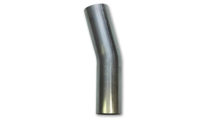 Vibrant 2.25in O.D. T304 SS 15 deg Mandrel Bend 5in x 5in leg lengths (3.375in Centerline Radius) - Attacking the Clock Racing