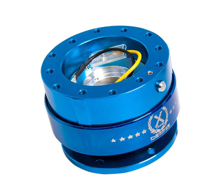 NRG Quick Release Gen 2.0 - Blue Body / Blue Ring - Attacking the Clock Racing