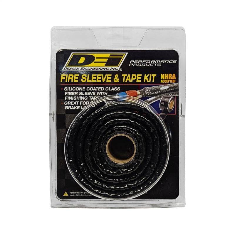 DEI Fire Sleeve and Tape Kit 3/8in I.D. x 3ft - Attacking the Clock Racing