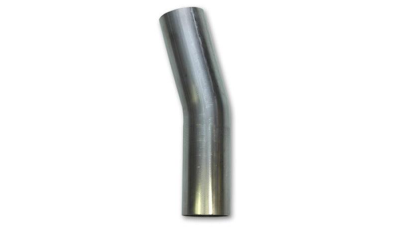 Vibrant 3in O.D. T304 SS 15 deg Mandrel Bend 5in x 5in leg lengths (5in Centerline Radius) - Attacking the Clock Racing