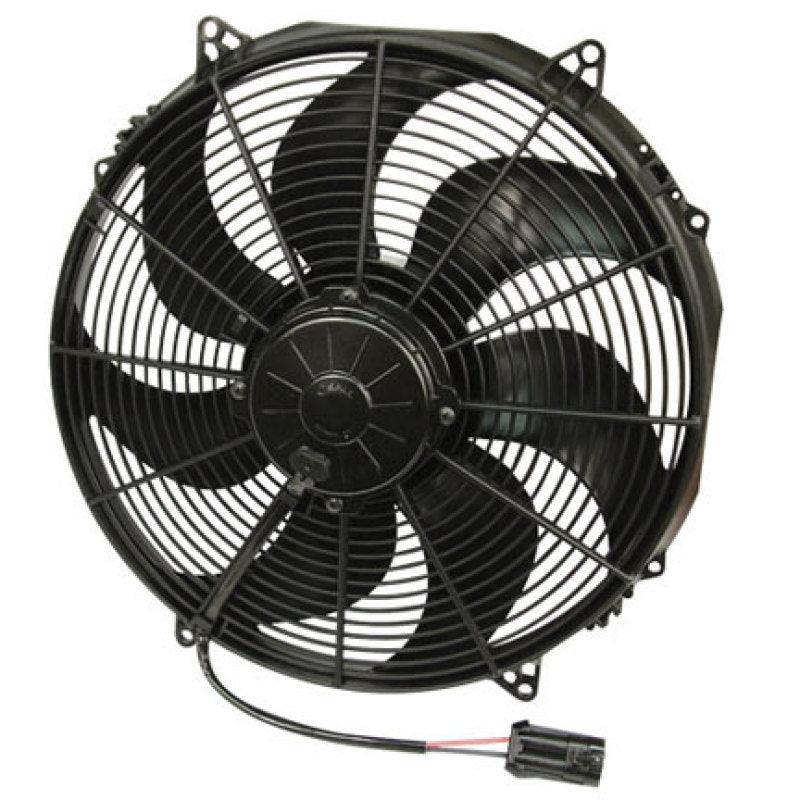 SPAL 1953 CFM 16in High Output (H.O.) Fan - Pull (VA33-AP91/LL-65A) - Attacking the Clock Racing