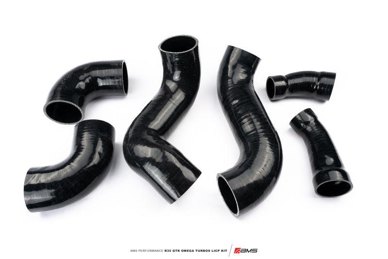 AMS Performance 09-21 Nissan GTR R35 OMEGA Turbo Kit 3in Lower Intercooler Pipes (OMEGA 11) - Attacking the Clock Racing