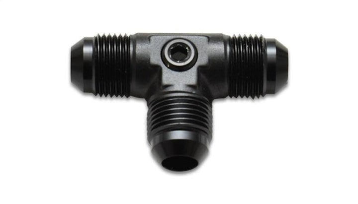 Vibrant -8AN to -8AN Male Tee Adapter Fitting with 1/8in NPT Port - Attacking the Clock Racing