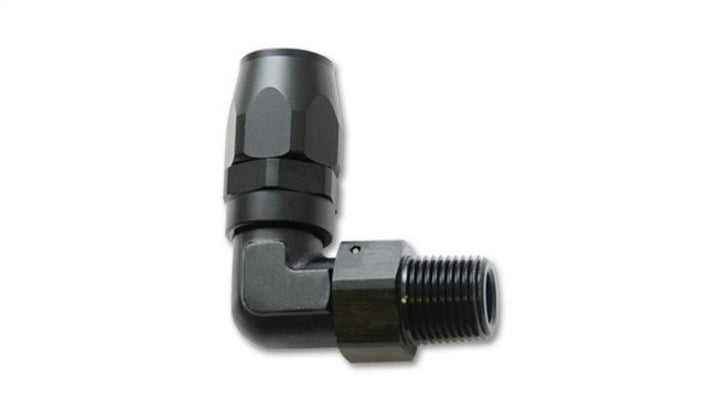 Vibrant Male NPT 90 Degree Hose End Fitting -10AN - 1/2 NPT - Attacking the Clock Racing