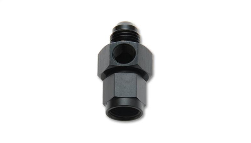 Vibrant -10AN Male to -10AN Female Union Adapter Fitting with 1/8in NPT Port - Attacking the Clock Racing