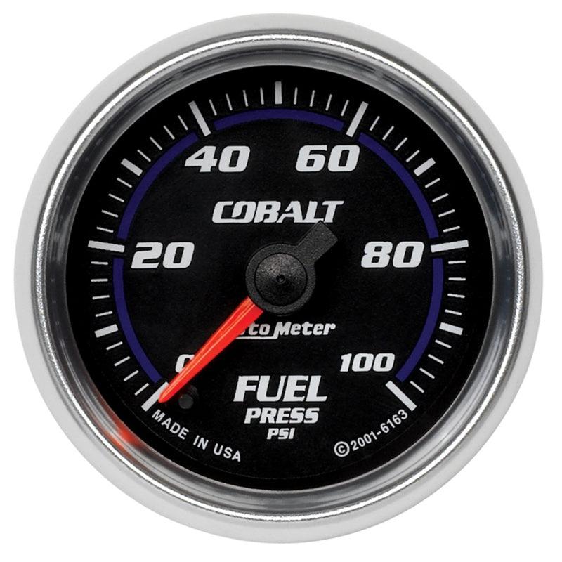 Autometer Cobalt 52mm 100 PSI Electronic Fuel Pressure Gauge - Attacking the Clock Racing