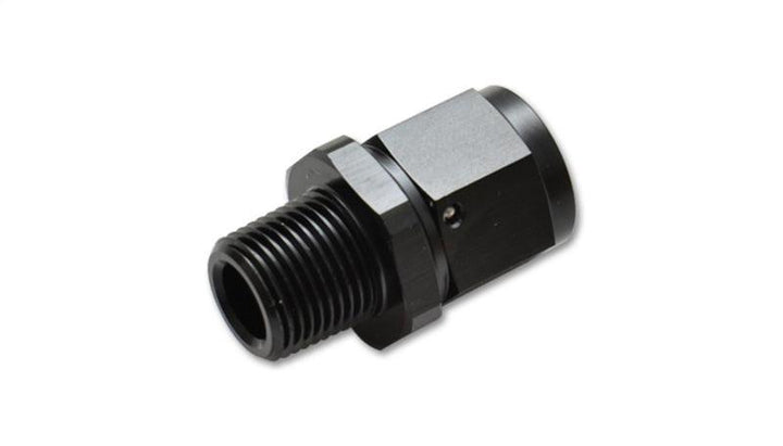 Vibrant -6AN to 1/4in NPT Female Swivel Straight Adapter Fitting - Attacking the Clock Racing