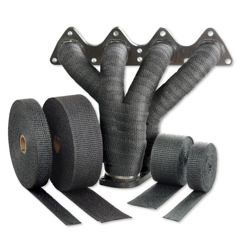 DEI Exhaust Wrap Kit - Pipe Wrap and Locking Tie - Black - Attacking the Clock Racing