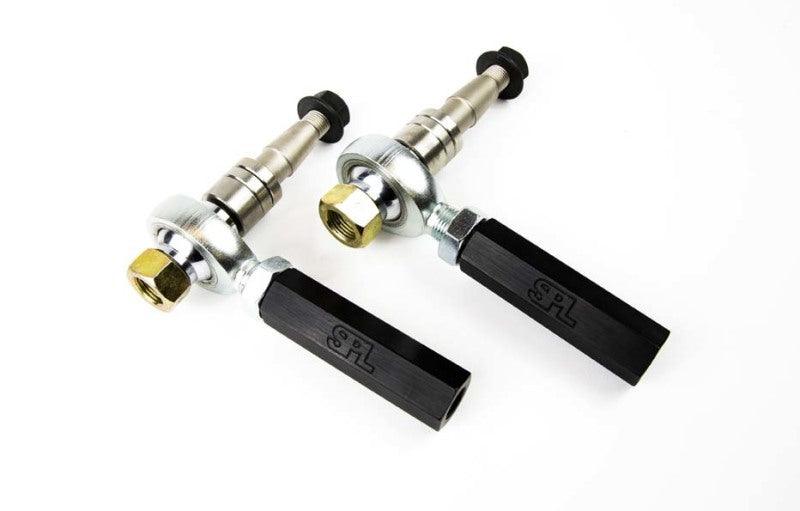 SPL Parts 03-08 Nissan 350Z V5 Front Outer Tie Rod Ends (Bumpsteer Adjustable) - Attacking the Clock Racing