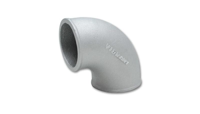 Vibrant 2in O.D. Cast Aluminum Elbow (90 degree Tight Radius) - Attacking the Clock Racing