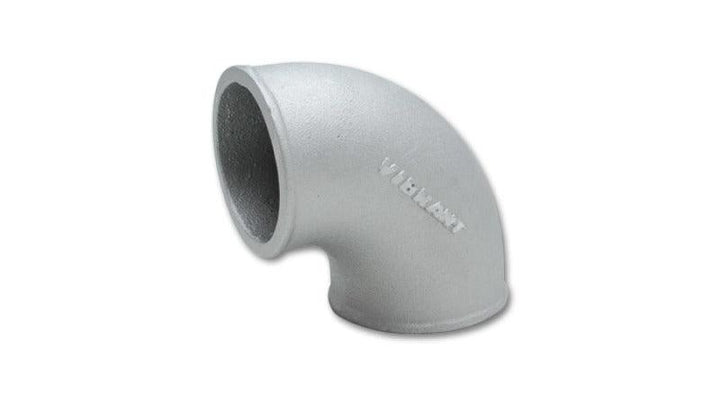 Vibrant 3in O.D. Cast Aluminum Elbow (90 degree Tight Radius) - Attacking the Clock Racing