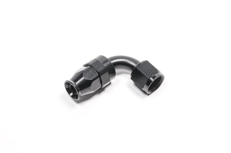 Radium Engineering -8AN 90 Degree PTFE Hose End - Black - Attacking the Clock Racing