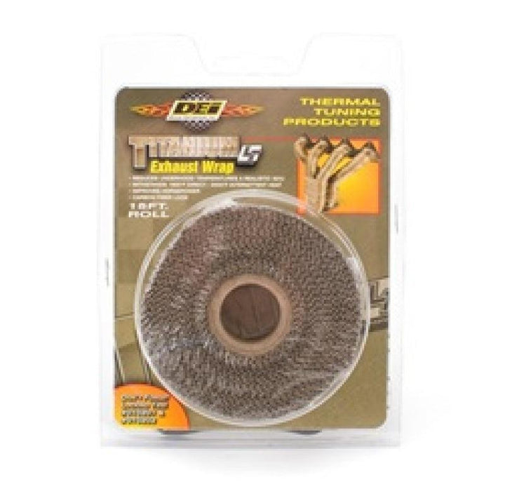 DEI Exhaust Wrap 1in x 15ft - Titanium - Attacking the Clock Racing