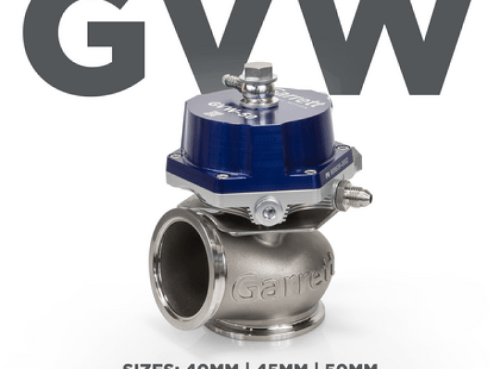 Garrett GVW-45 45mm Wastegate Kit - Blue - Attacking the Clock Racing