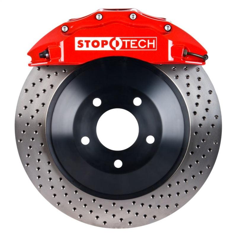 StopTech 06-16 Chrysler 300 Front BBK w/ Red Calipers Slotted Rotors - Attacking the Clock Racing