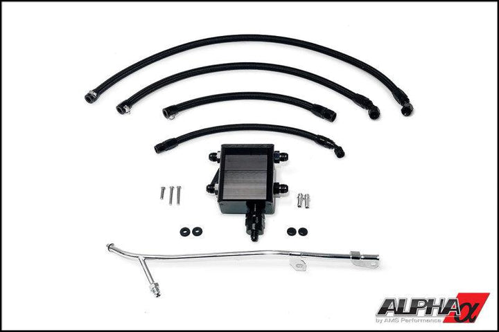 AMS Performance 2009+ Nissan GT-R R35 Alpha Air Oil Separator - Attacking the Clock Racing