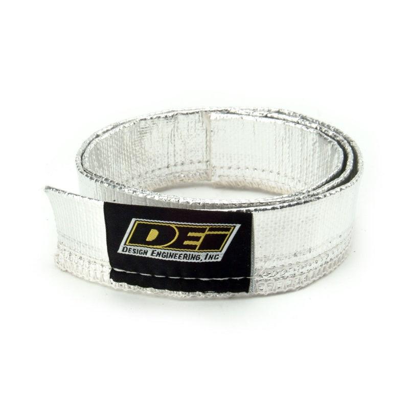 DEI Heat Sheath 3/4in x 3ft - Aluminized Sleeving - Sewn Edge - Attacking the Clock Racing