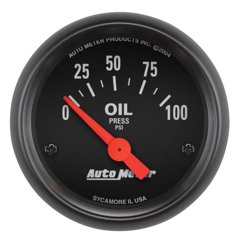 Autometer Z-Series 52mm 0-100PSI Oil Pressure Gauge - Attacking the Clock Racing