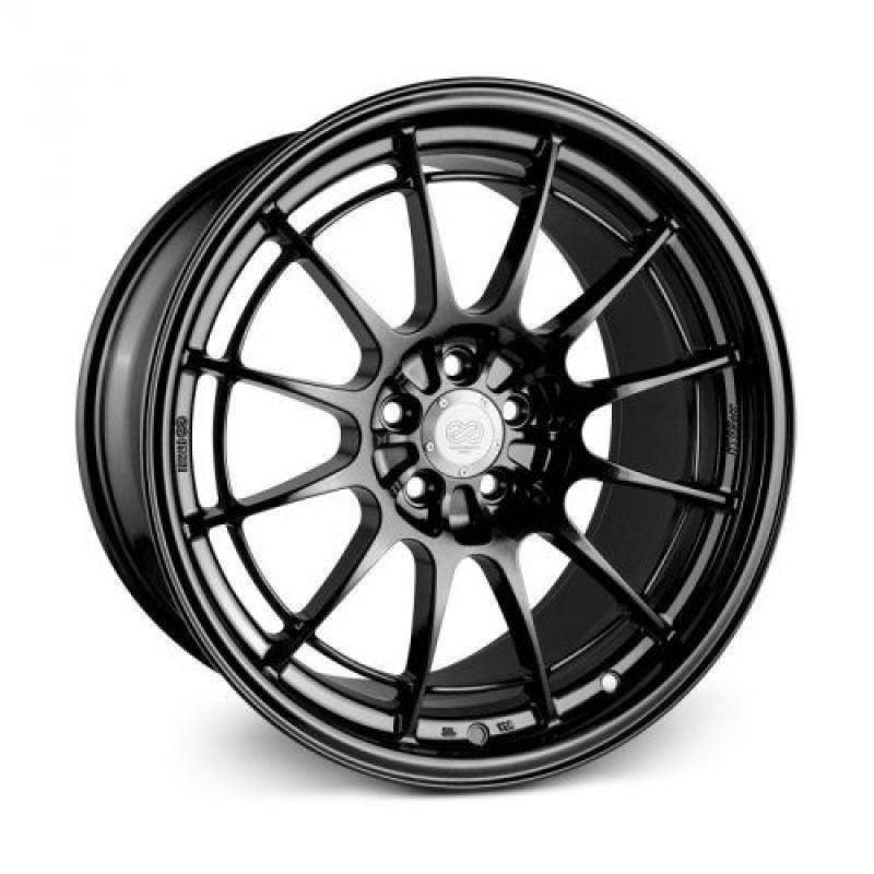 Enkei NT03+M 18x9.5 5x114.3 40mm Offset Gloss Black Wheel - Attacking the Clock Racing