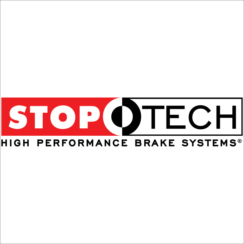 StopTech 90-96 300zx Front BBK w/ Red ST-40 Calipers Slotted 332x32 Rotors Pads and SS Lines