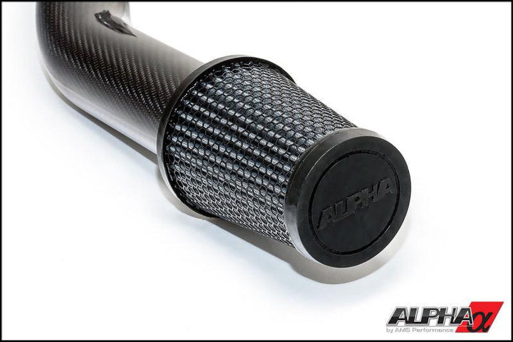 AMS Performance 2009+ Nissan GT-R R35 (CBA/DBA) Alpha Carbon Fiber Intake Pipes for Stock Turbos - Attacking the Clock Racing