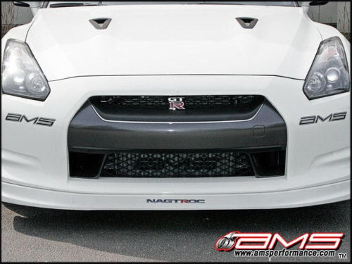 AMS Performance 2009+ Nissan GT-R R35 Replacement Alpha Front Mount Intercooler for IC Piping - Attacking the Clock Racing