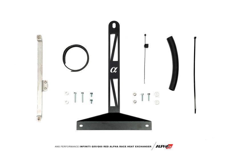 AMS Performance Infiniti 17+ Q60 / 16+ Q50 3.0TT VR30 Alpha Race Heat Exchanger - Attacking the Clock Racing