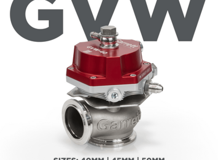 Garrett GVW-40 40mm Wastegate Kit - Red - Attacking the Clock Racing