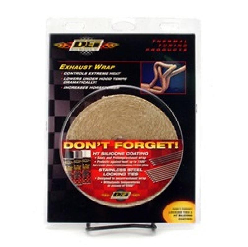 DEI Exhaust Wrap 1in x 50ft - Tan - Attacking the Clock Racing