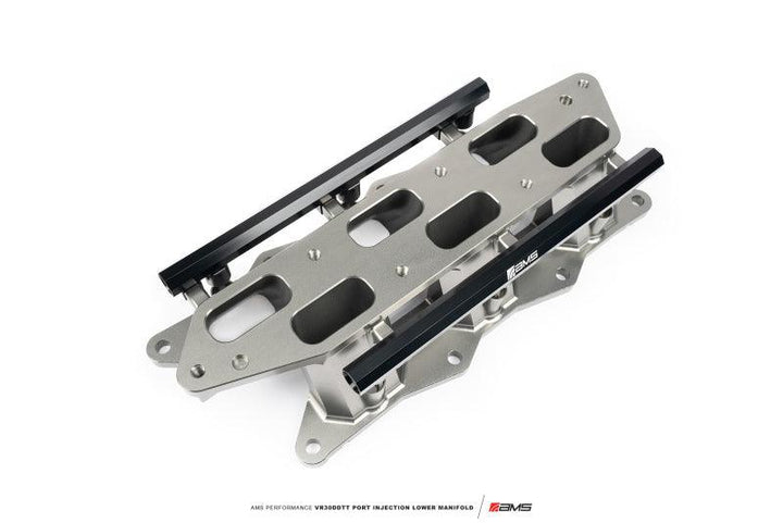 AMS Performance Infiniti Q50/Q60 Port Injection Lower Manifold - Black - Attacking the Clock Racing