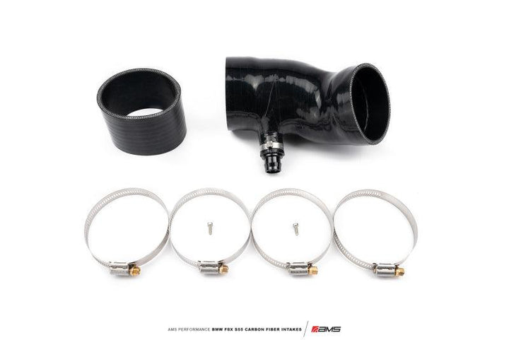 AMS Performance 15-18 BMW M3 / 15-20 BMW M4 w/ S55 3.0L Turbo Engine Carbon Fiber Intake - Attacking the Clock Racing