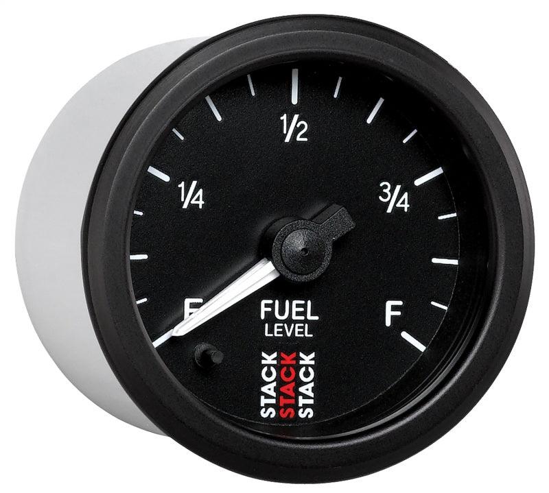 Autometer Stack Instruments 52mm 0-280 Ohm Programmable Pro Stepper Motor Fuel Level Gauge - Black - Attacking the Clock Racing