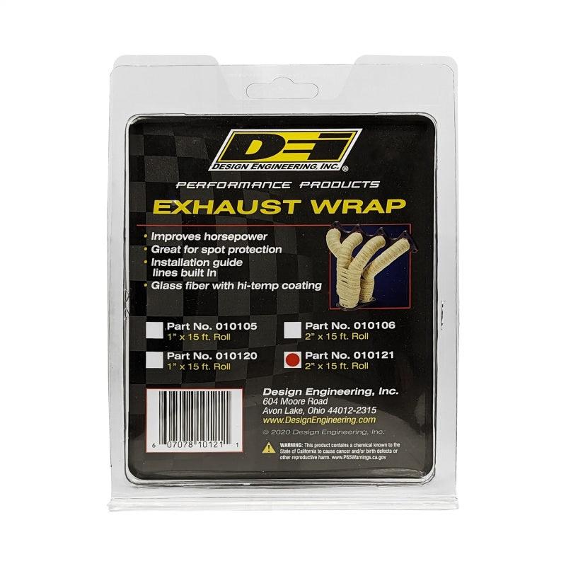 DEI Exhaust Wrap 2in x 15ft - Black - Attacking the Clock Racing