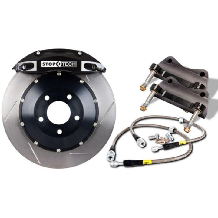 StopTech BBK 07-09 BMW 335i/335d Front ST-60 Black Caliper 355x32 Slotted Rotors - Attacking the Clock Racing