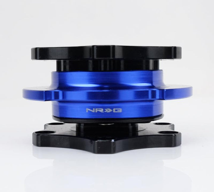 NRG SFI KEY WAY TYPE QUICK RELEASE - Black/Blue - Attacking the Clock Racing