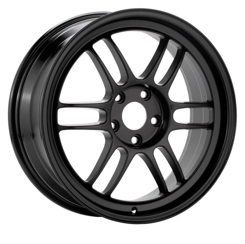 Enkei RPF1 15x7 4x100 35mm Offset 73mm Bore Black Wheel - Attacking the Clock Racing