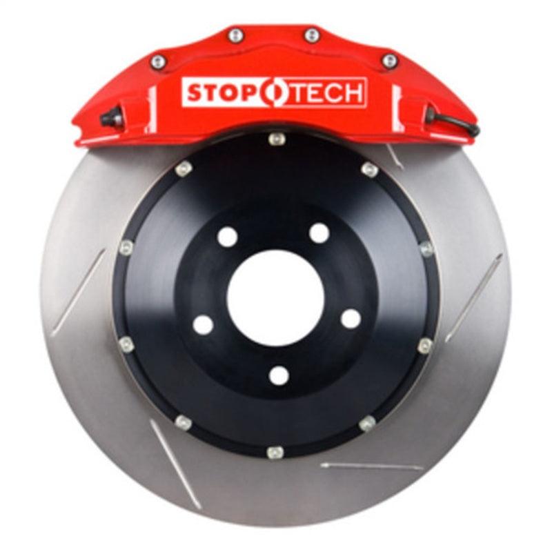 StopTech BBK 07-09 BMW 335i/335d Front 355x32 Slotted 2pc Rotors ST-60 Red Calipers - Attacking the Clock Racing