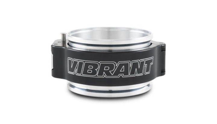 Vibrant 3in O.D. Aluminized HD 2.0 Clamp Assembly - Anodized Black - Attacking the Clock Racing