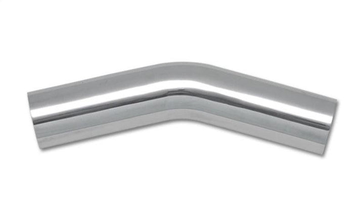 Vibrant 2.5in O.D. Universal Aluminum Tubing (30 degree Bend) - Polished - Attacking the Clock Racing