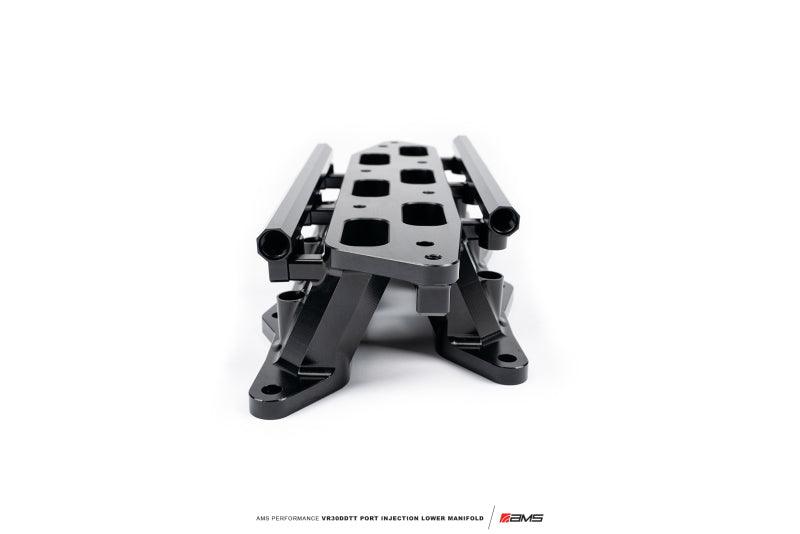 AMS Performance Infiniti Q50/Q60 Port Injection Lower Manifold - Black - Attacking the Clock Racing