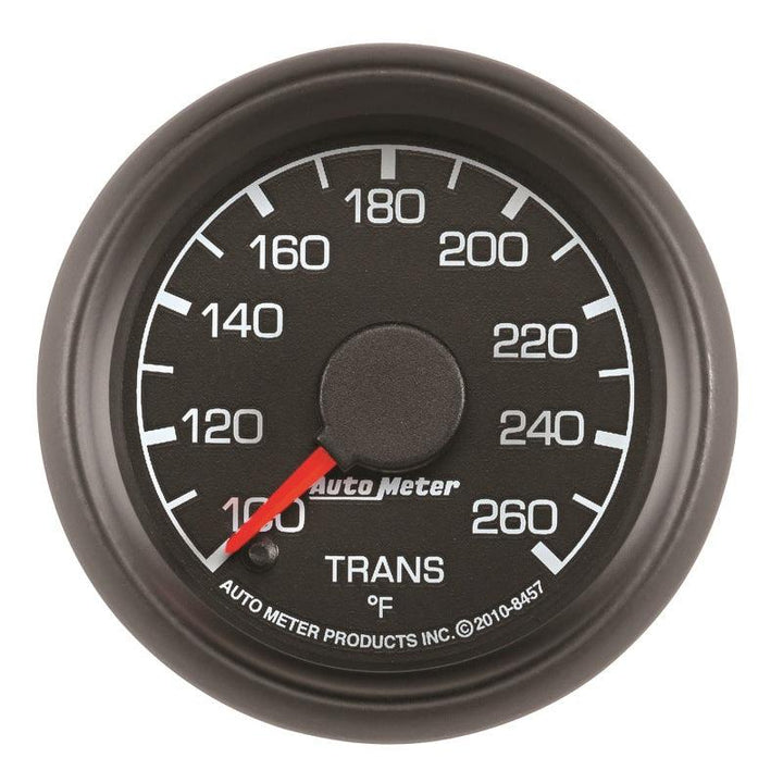 Autometer Factory Match Ford 52.4mm Full Sweep Electronic 100-260 Deg F Transmission Temp Gauge - Attacking the Clock Racing