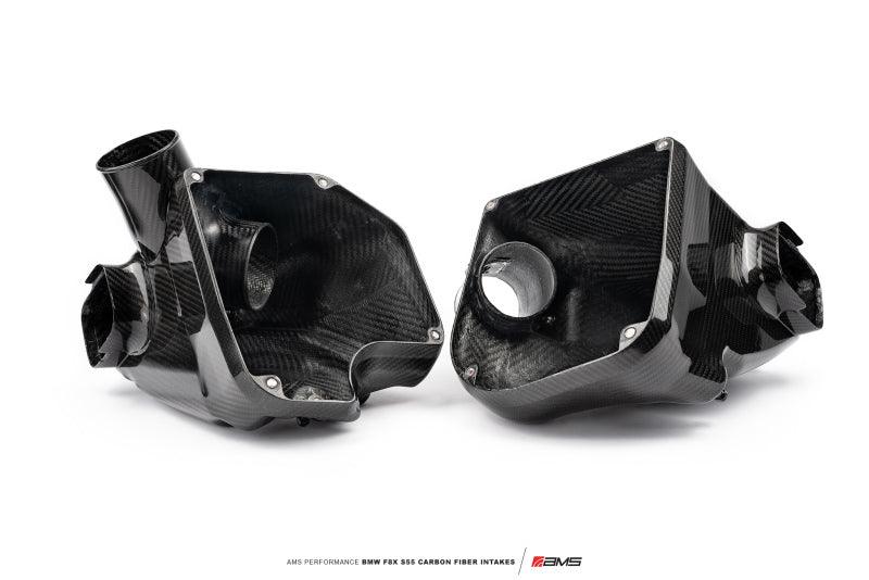 AMS Performance 15-18 BMW M3 / 15-20 BMW M4 w/ S55 3.0L Turbo Engine Carbon Fiber Intake - Attacking the Clock Racing