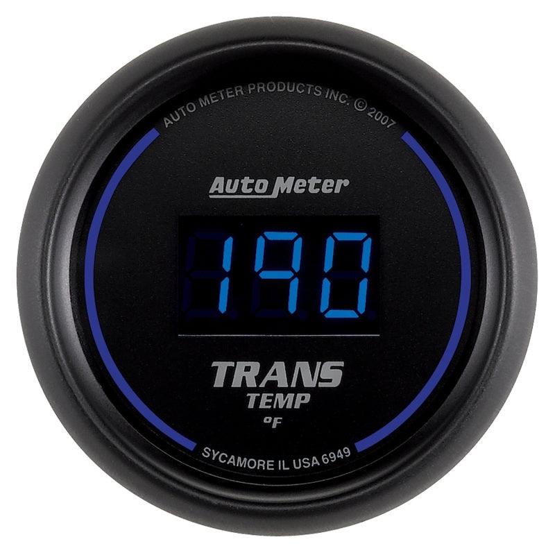 Autometer 52.4mm Black Digital Trans Temperature Gauge - Attacking the Clock Racing