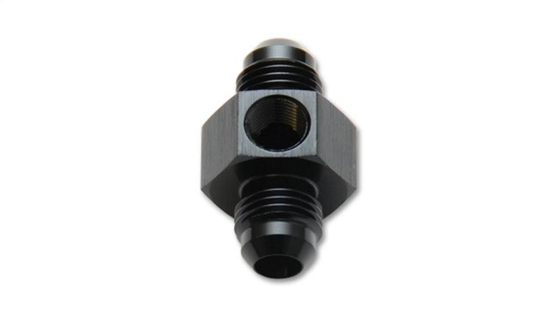 Vibrant -10AN Male Union Adapter Fitting with 1/8in NPT Port - Attacking the Clock Racing