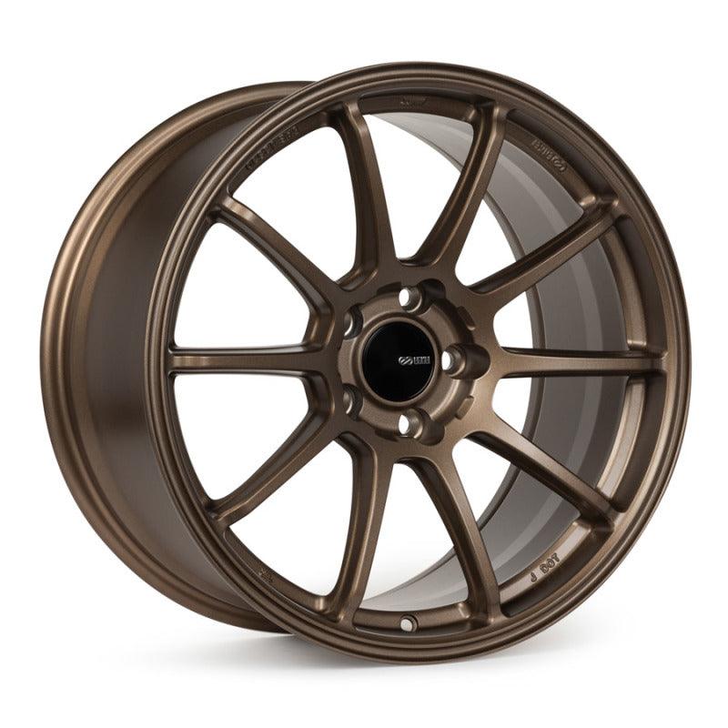 Enkei Triumph 17x9 5x100 45mm Offset 72.6mm Bore Matte Bronze Wheel - Attacking the Clock Racing