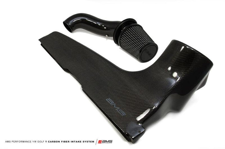 AMS Performance 2015+ VW Golf R MK7 Carbon Fiber Intake - Attacking the Clock Racing